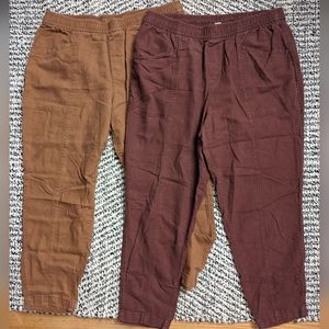 Linen Old Navy Taper Pant